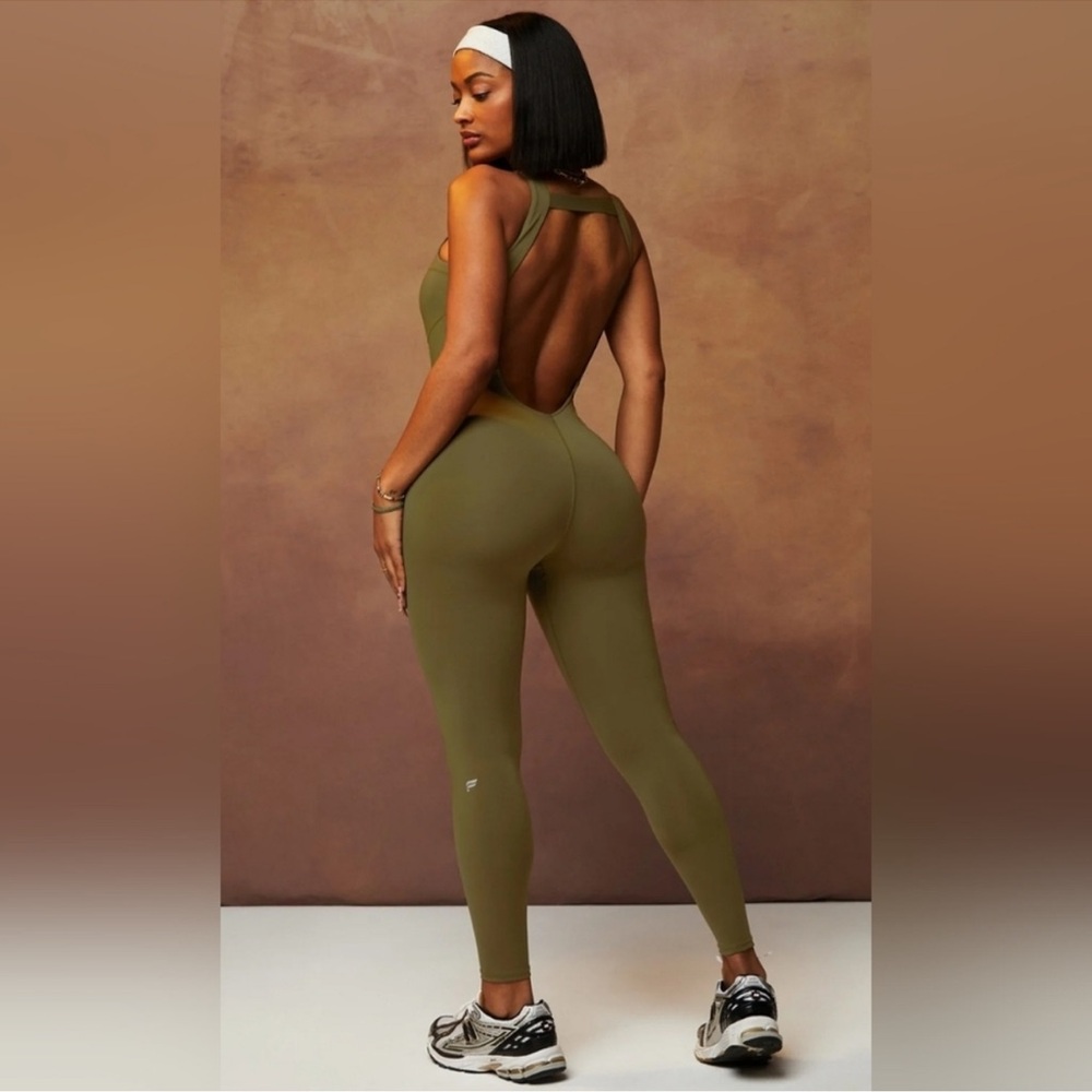 FABLETICS. Khloe Edit. Olive Green Women's Jumpsuit